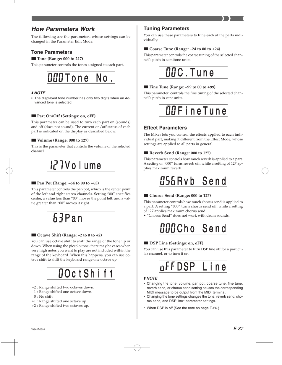 Casio CTK-671 User Manual | Page 39 / 98