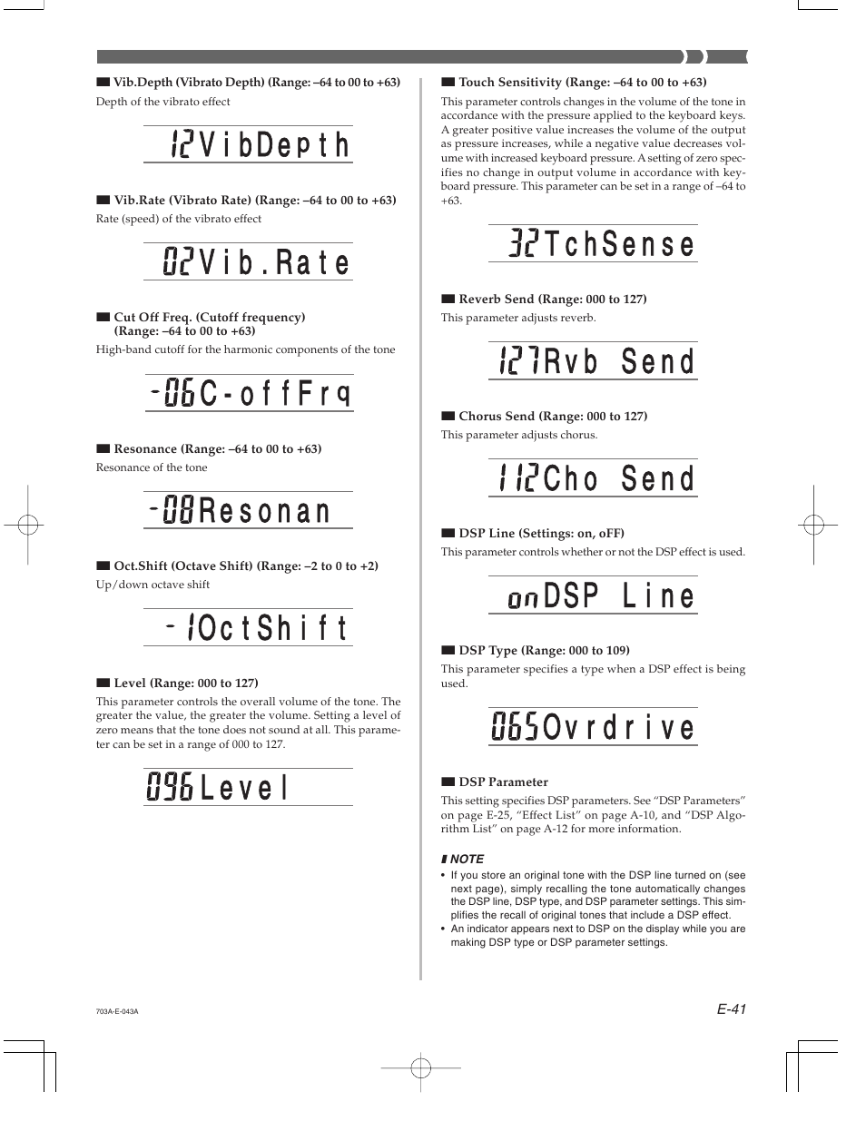 Casio CTK-671 User Manual | Page 43 / 98