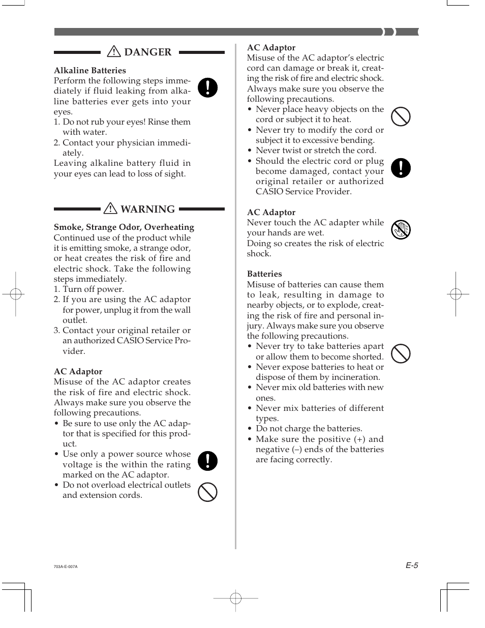 Casio CTK-671 User Manual | Page 7 / 98