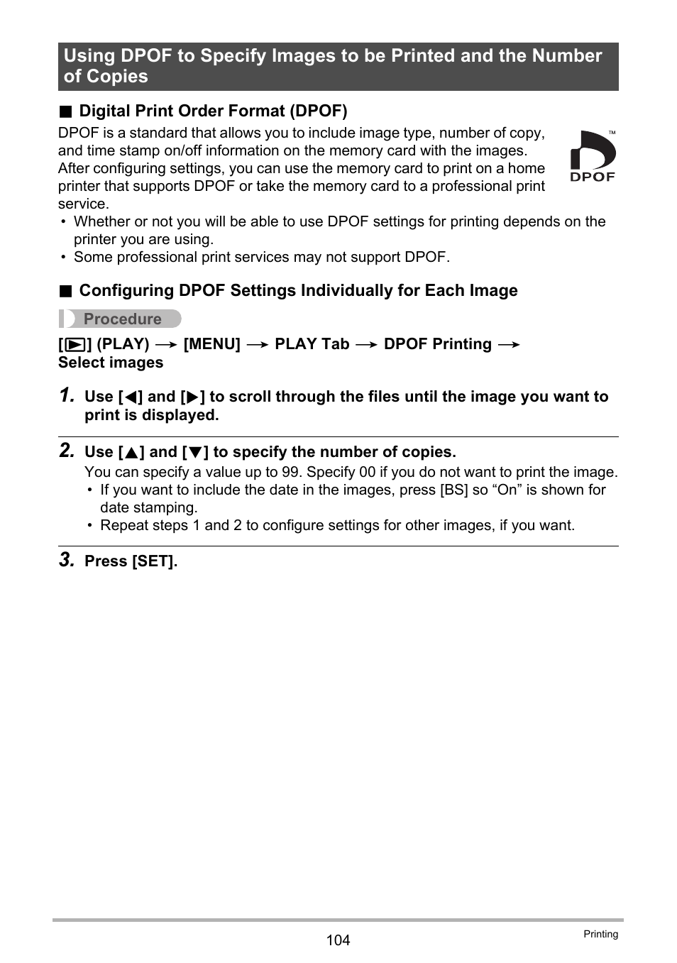 Casio EX-Z200 User Manual | Page 104 / 171