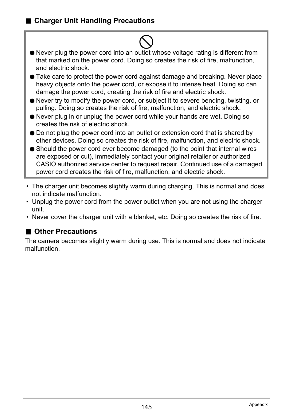 Casio EX-Z200 User Manual | Page 145 / 171