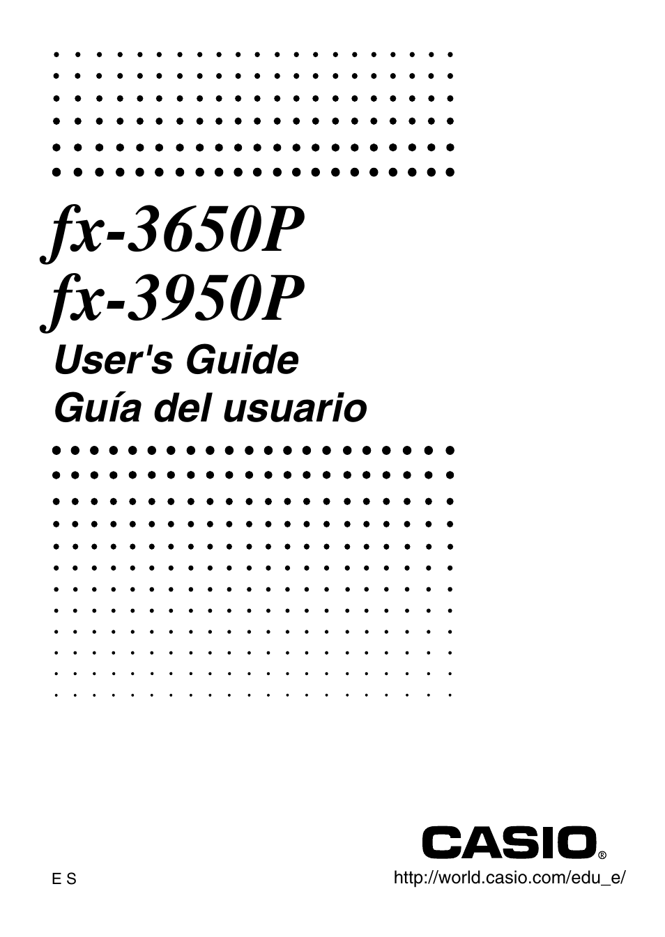 Casio fx-3650P User Manual | 61 pages