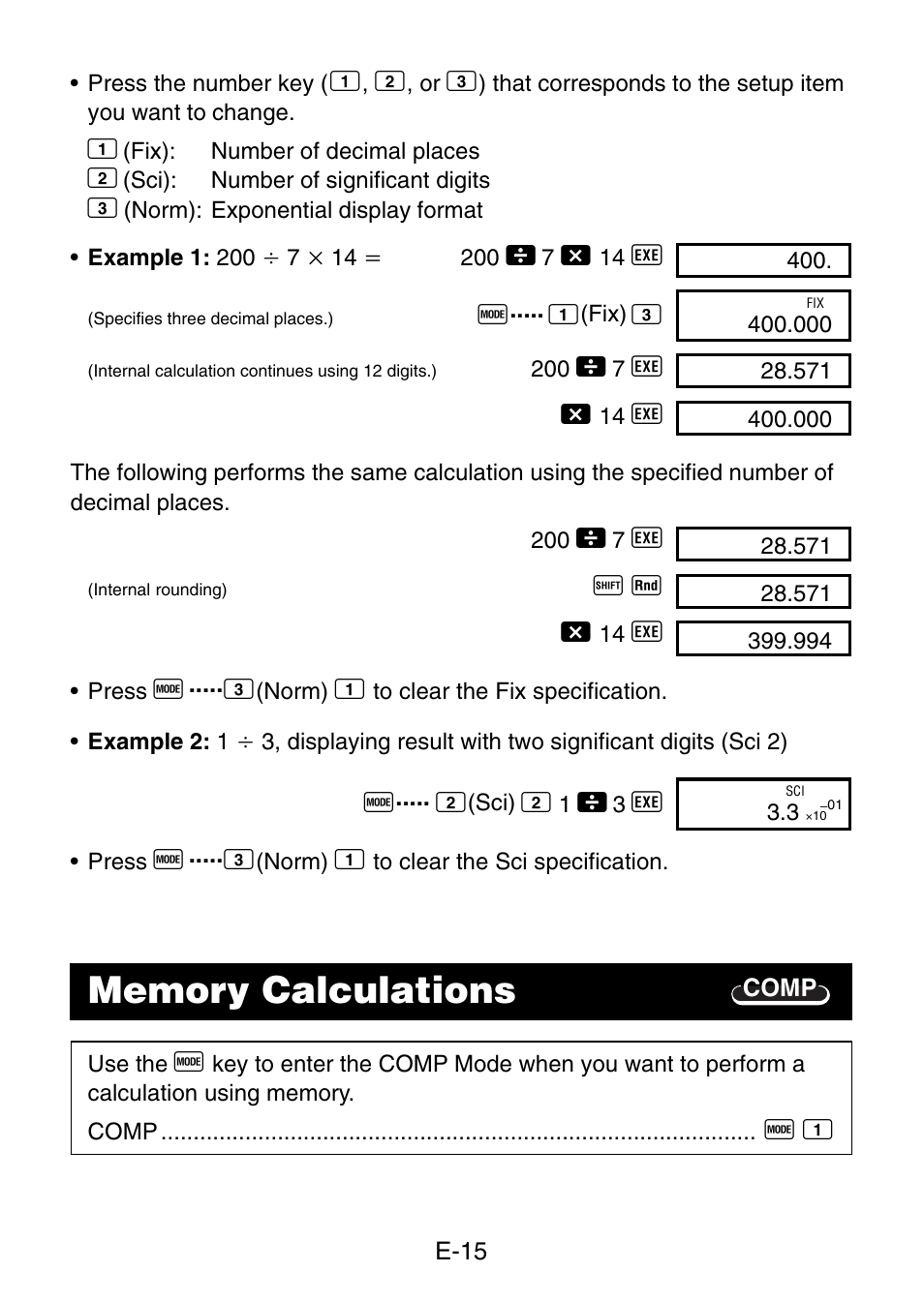 Casio fx-3650P User Manual | Page 17 / 61