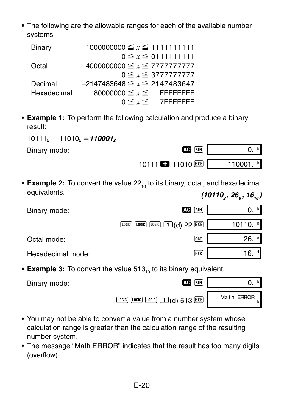 Casio fx-3650P User Manual | Page 22 / 61