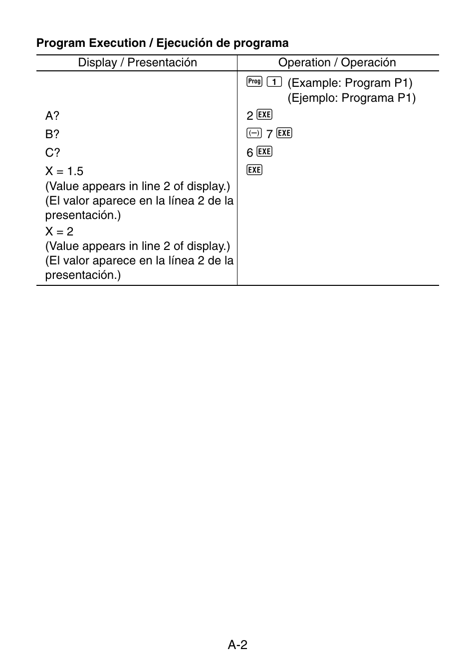 Casio fx-3650P User Manual | Page 58 / 61