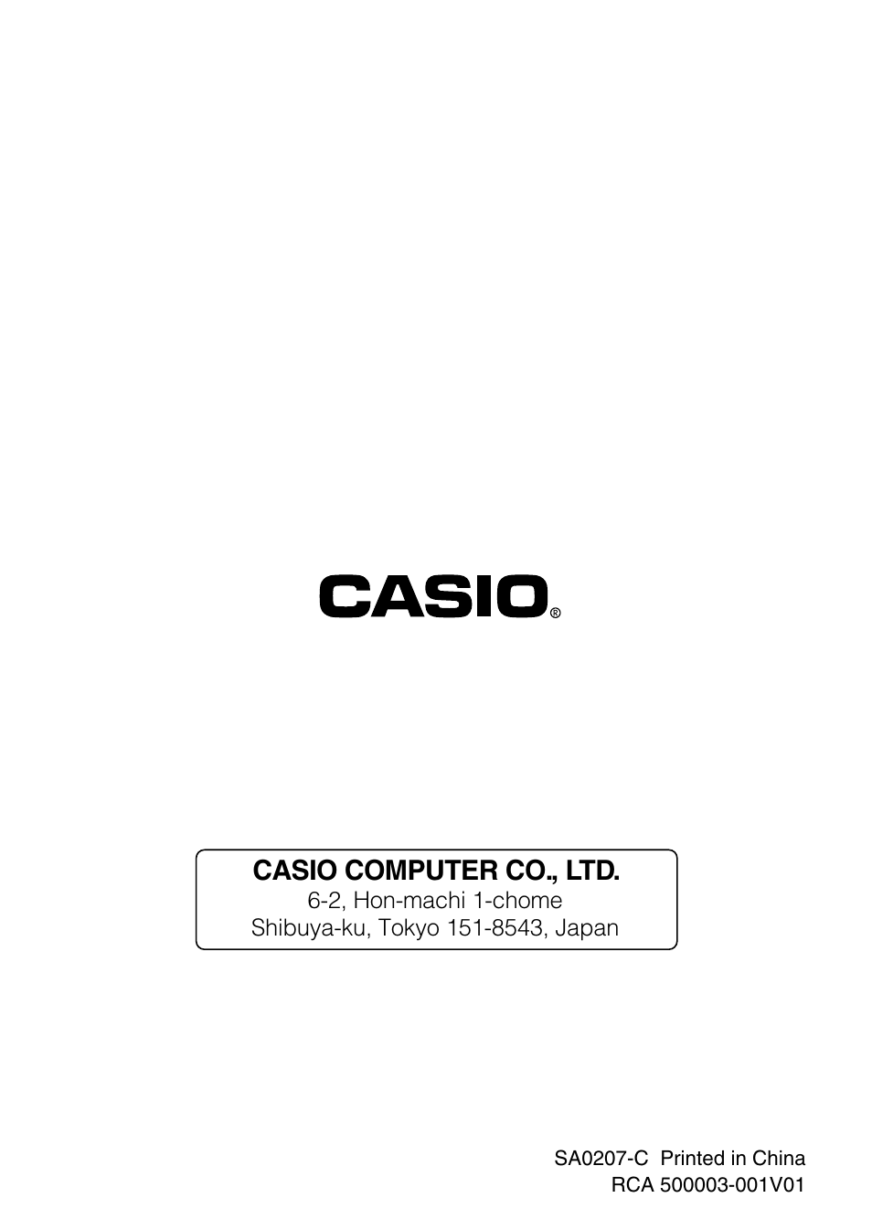 Casio computer co., ltd | Casio fx-3650P User Manual | Page 61 / 61