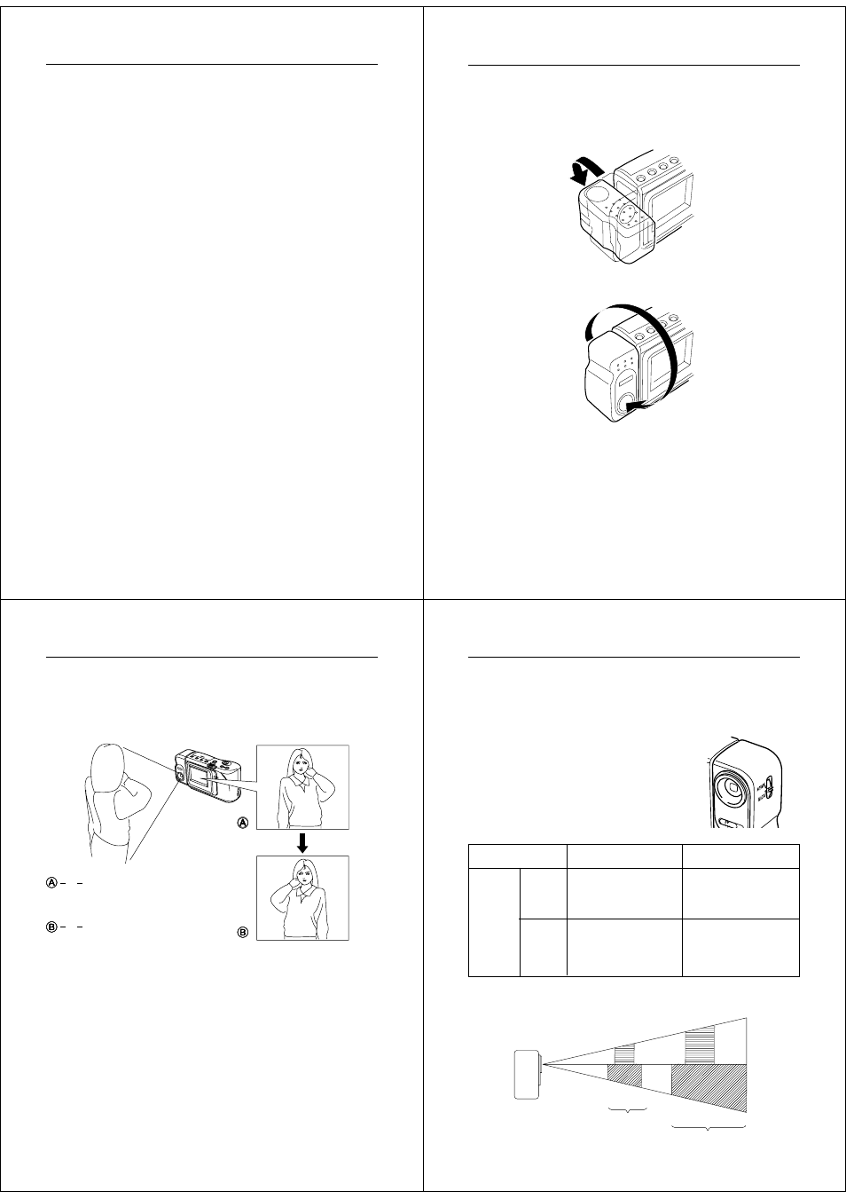 Infrared light, Changing the lens orientation, Normal/macro switch | Casio QV-10A User Manual | Page 10 / 23