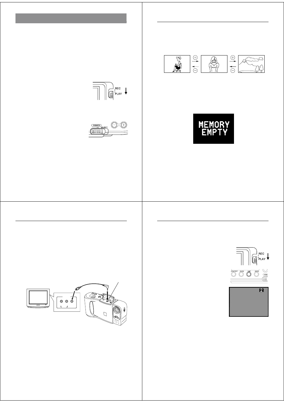 Playing back images | Casio QV-10A User Manual | Page 13 / 23