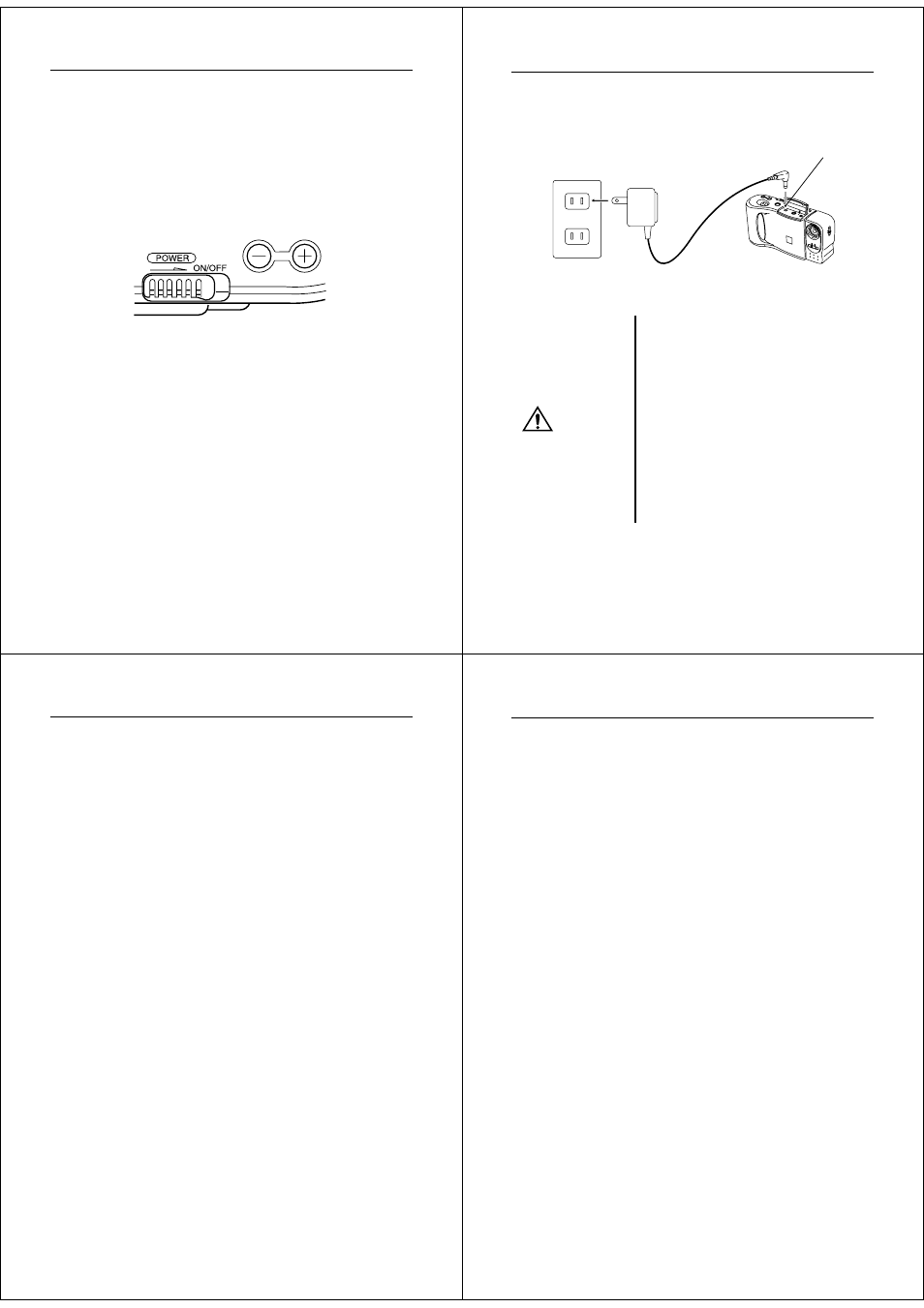 Caution, Using ac power | Casio QV-10A User Manual | Page 8 / 23
