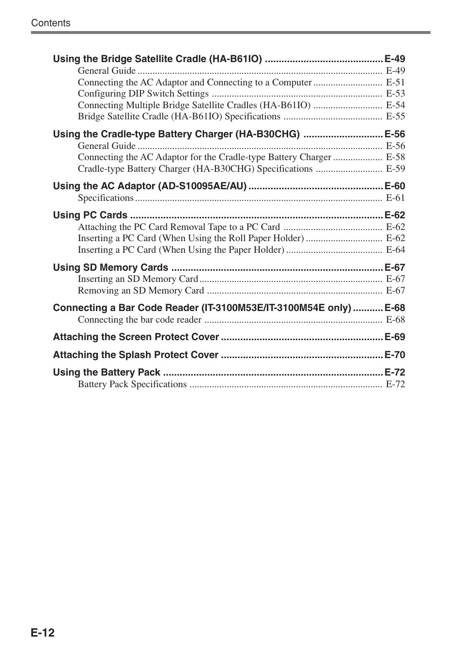 Casio IT-3100 User Manual | Page 14 / 75