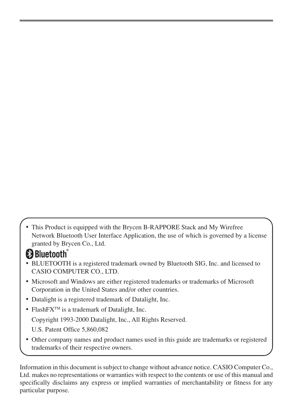 Casio IT-3100 User Manual | Page 2 / 75