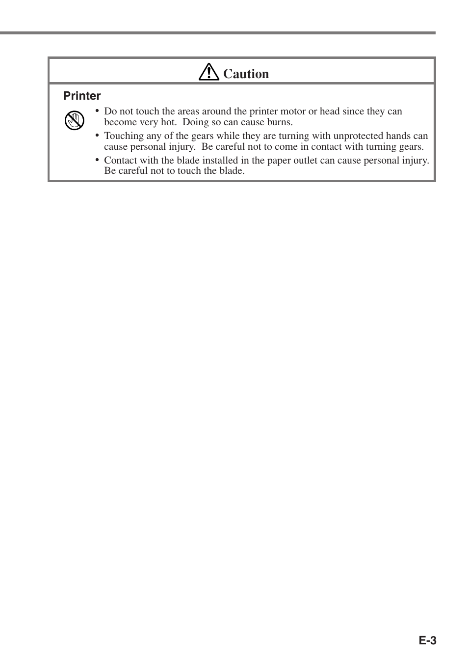 Caution | Casio IT-3100 User Manual | Page 5 / 75