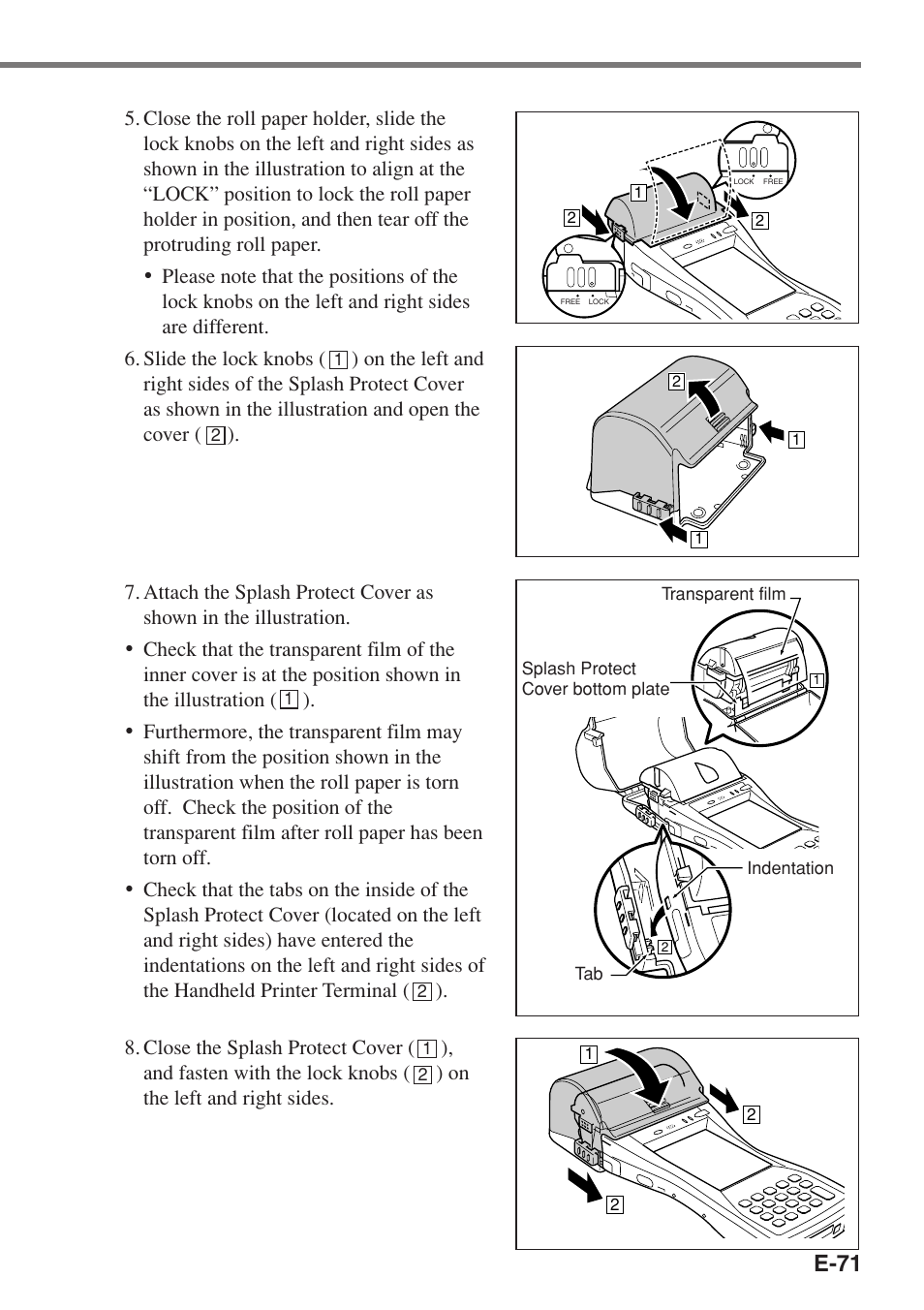 E-71 | Casio IT-3100 User Manual | Page 73 / 75