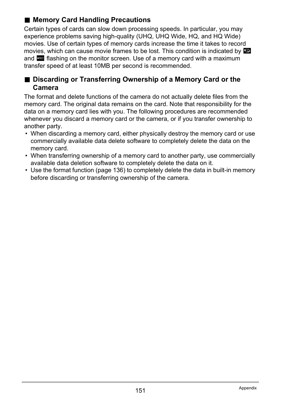 Casio EX-Z100 User Manual | Page 151 / 171