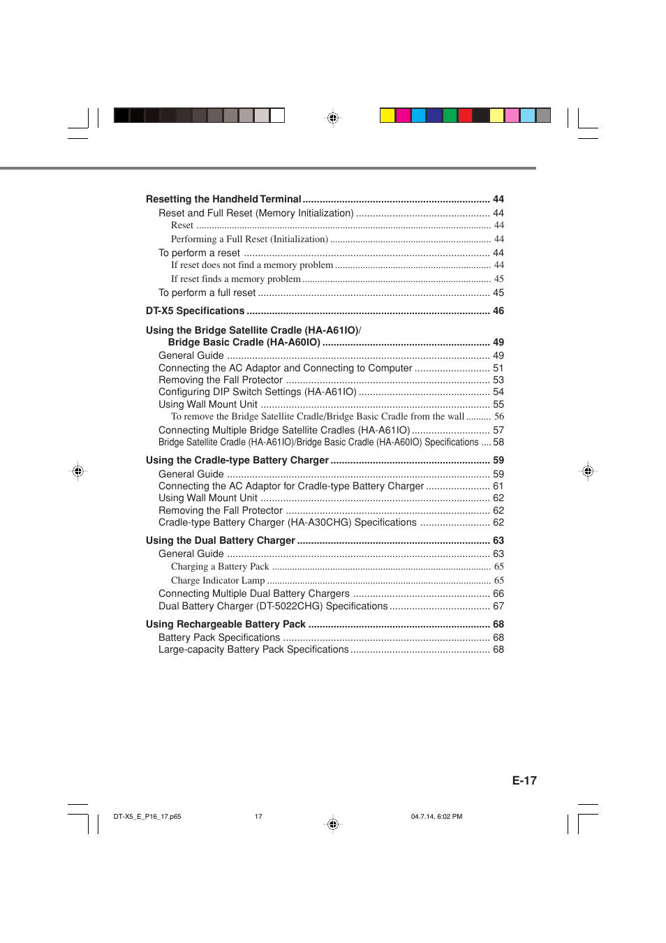 Casio DT-X5 Series User Manual | Page 19 / 73