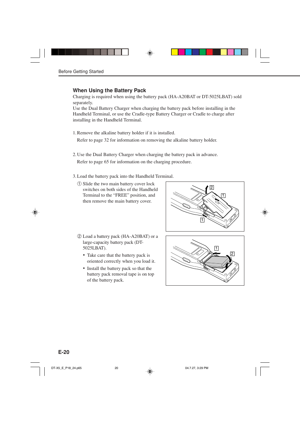 Casio DT-X5 Series User Manual | Page 22 / 73