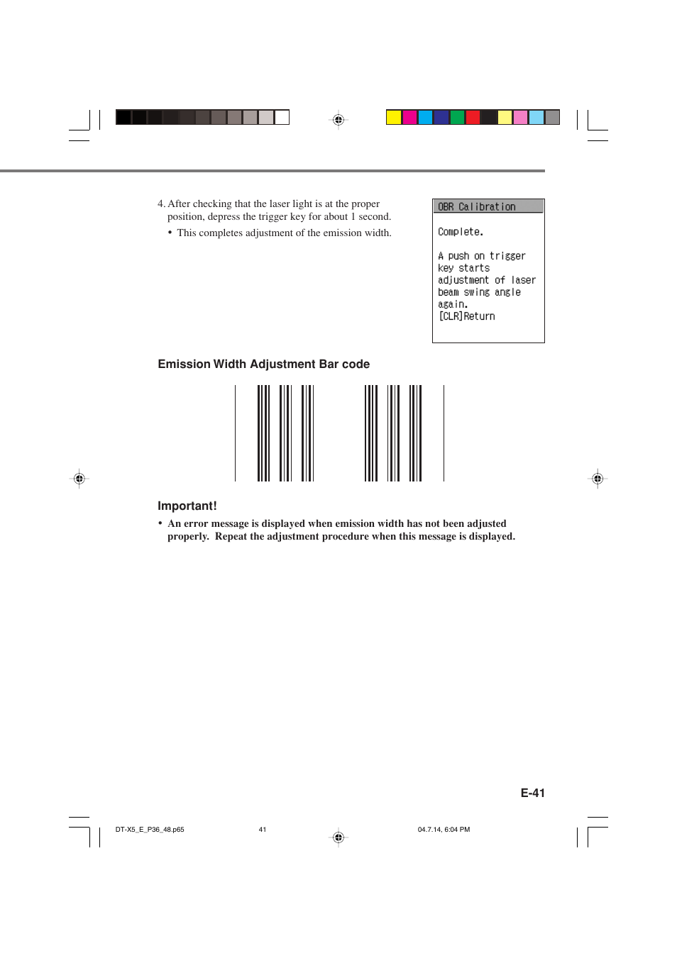 Casio DT-X5 Series User Manual | Page 43 / 73