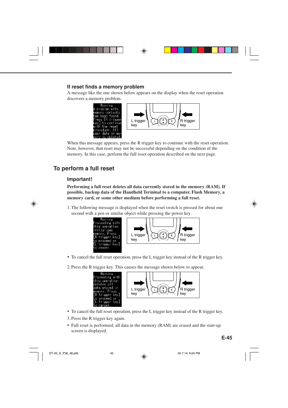 Casio DT-X5 Series User Manual | Page 47 / 73