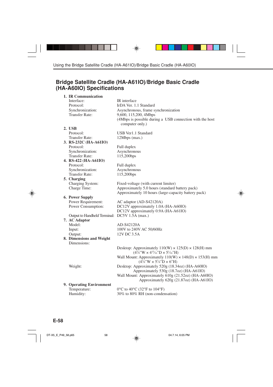 Casio DT-X5 Series User Manual | Page 60 / 73