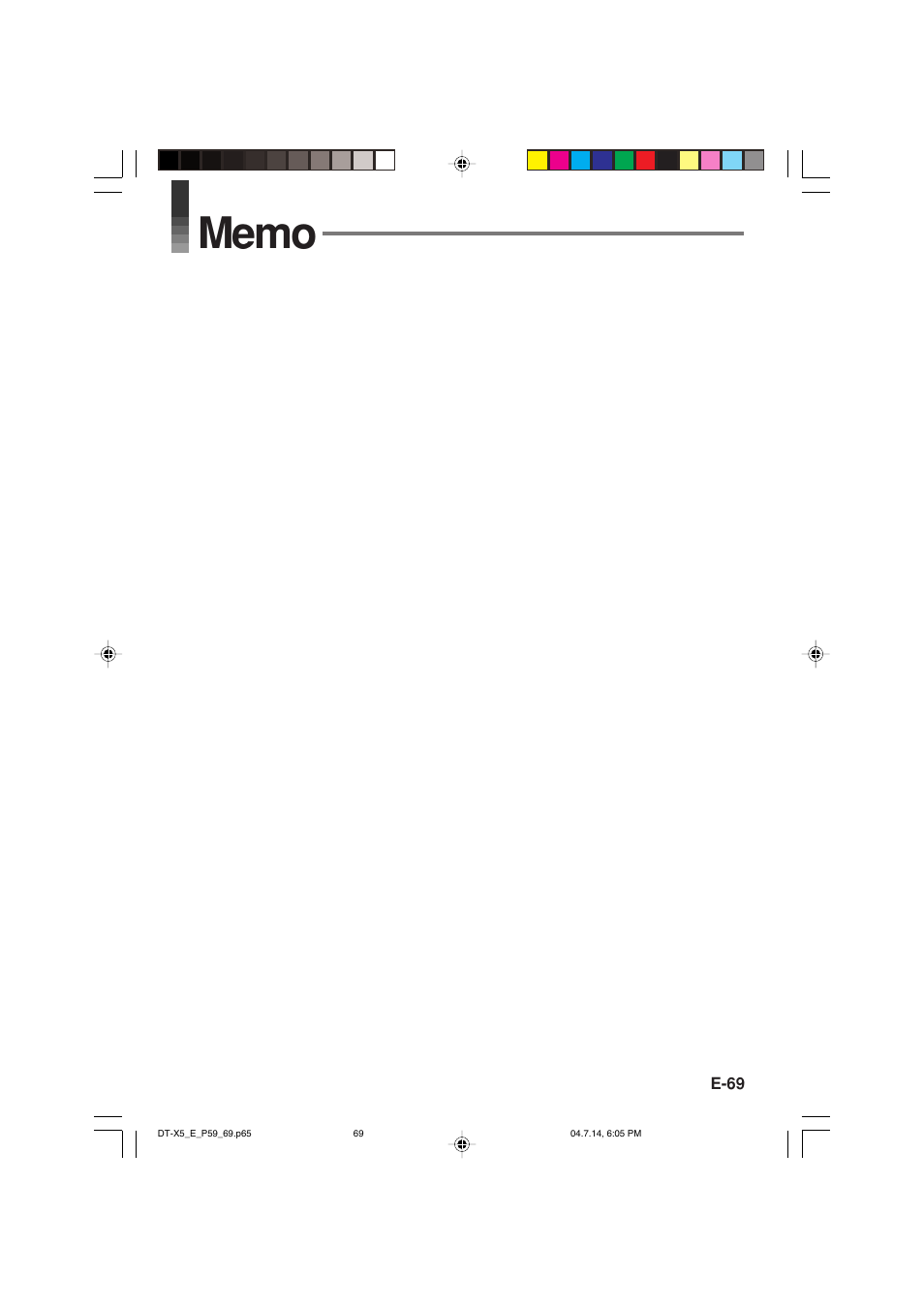 Casio DT-X5 Series User Manual | Page 71 / 73