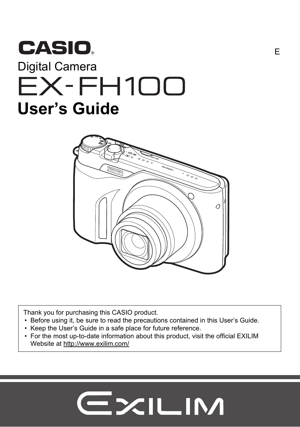 Casio EX-FH100 User Manual | 203 pages