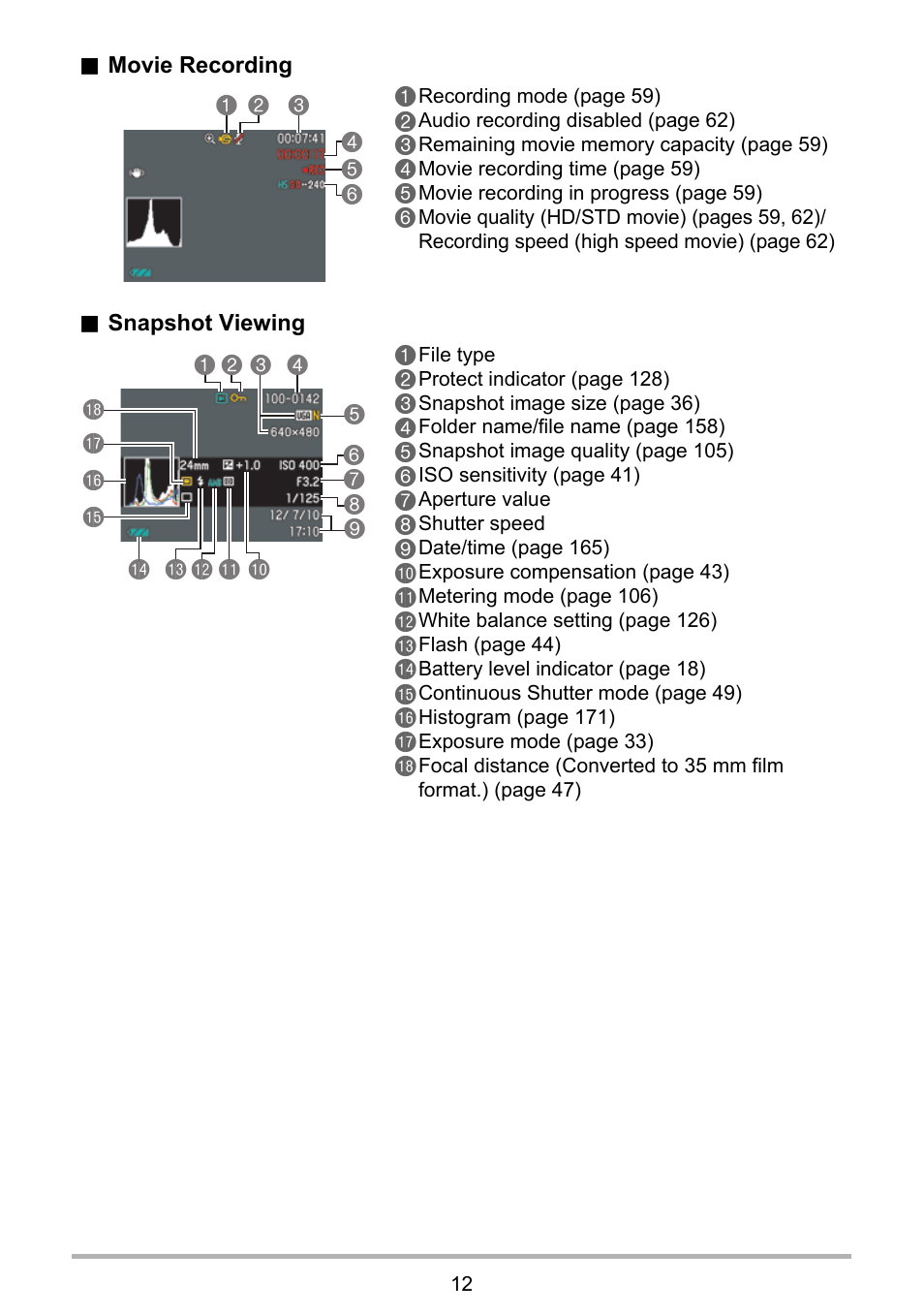 Casio EX-FH100 User Manual | Page 12 / 203