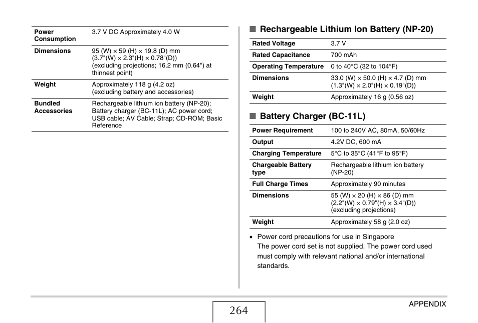 Casio EXILIM EX-Z77 User Manual | Page 264 / 265