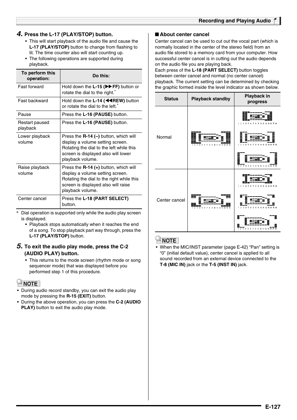 E-127 | Casio CTK-7000 User Manual | Page 129 / 168