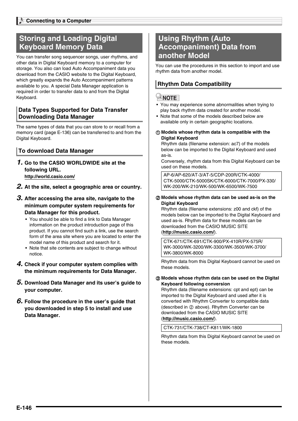 Casio CTK-7000 User Manual | Page 148 / 168
