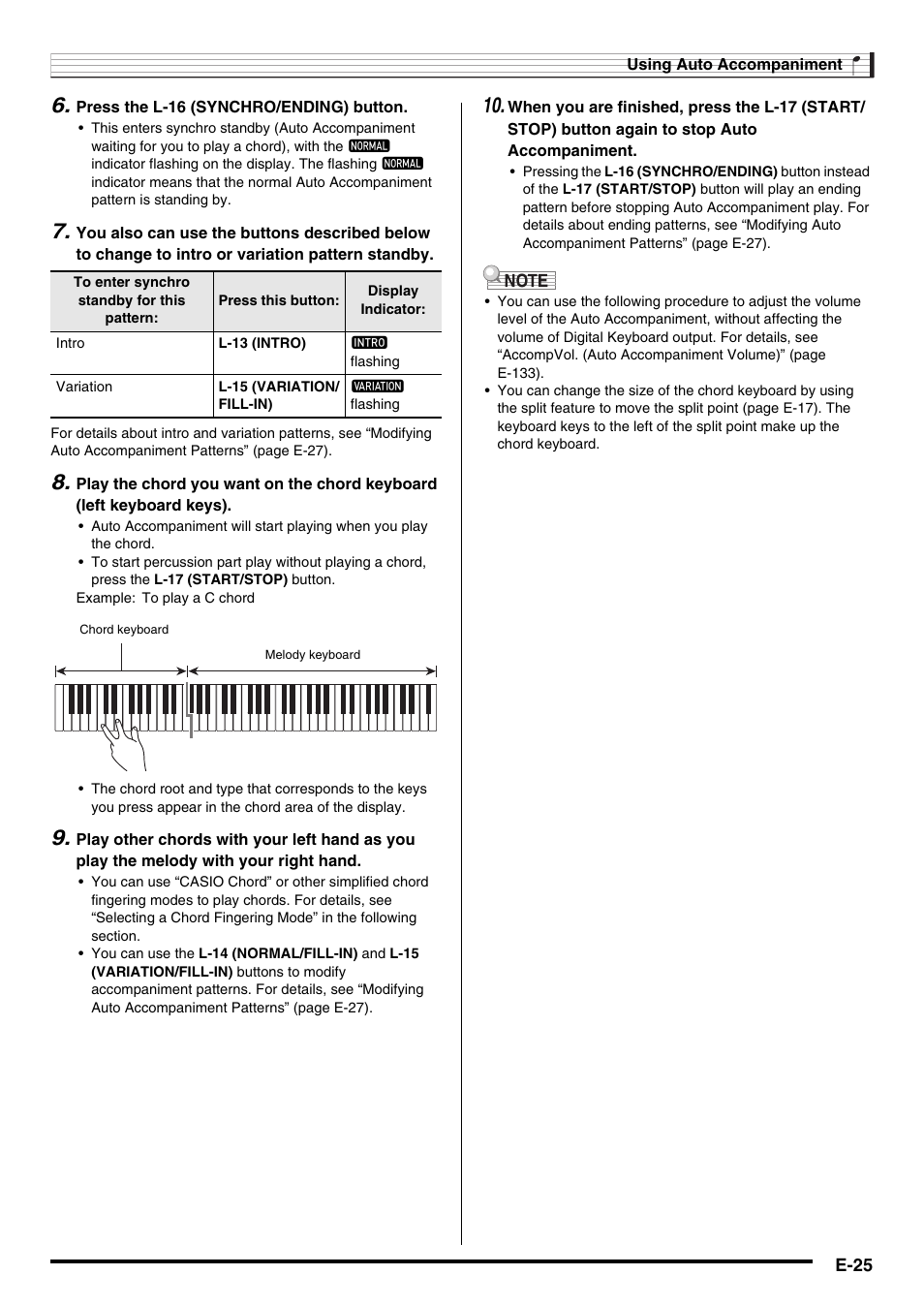 Casio CTK-7000 User Manual | Page 27 / 168