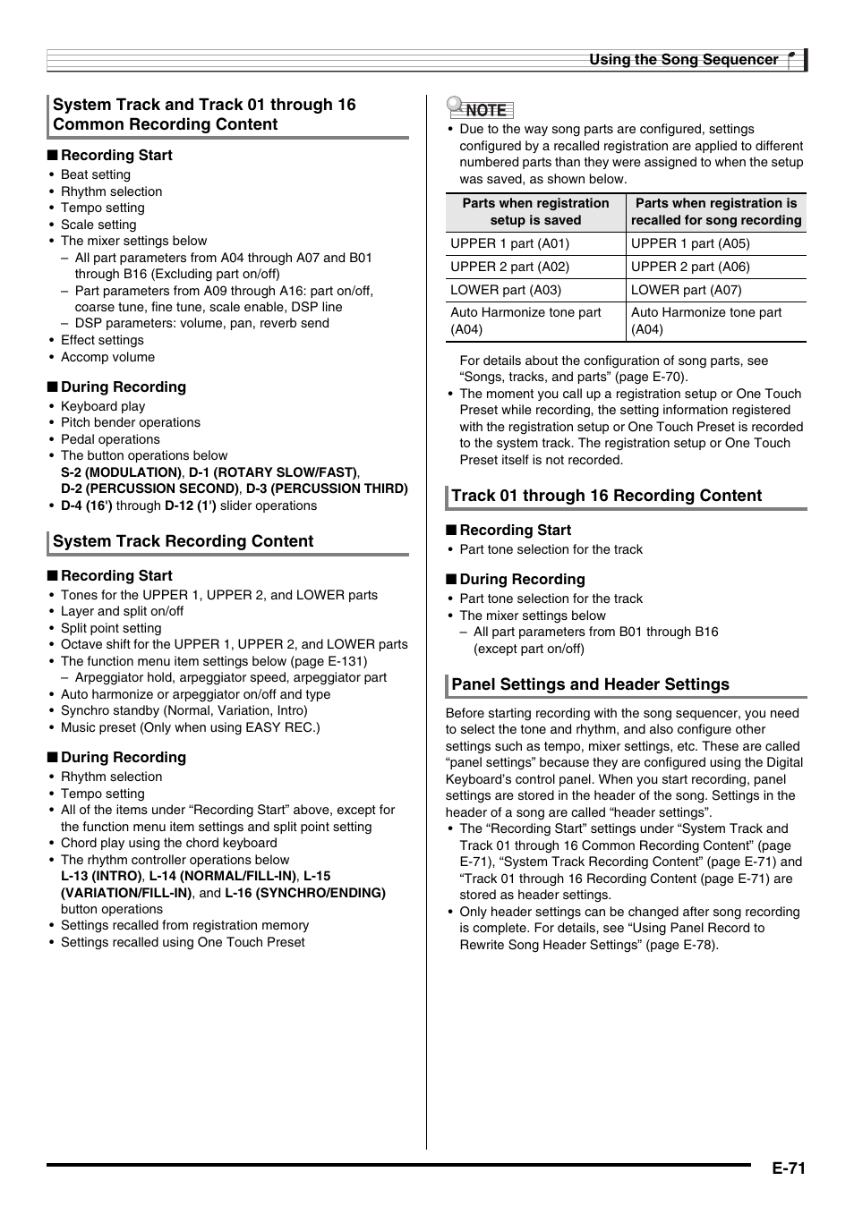 Casio CTK-7000 User Manual | Page 73 / 168