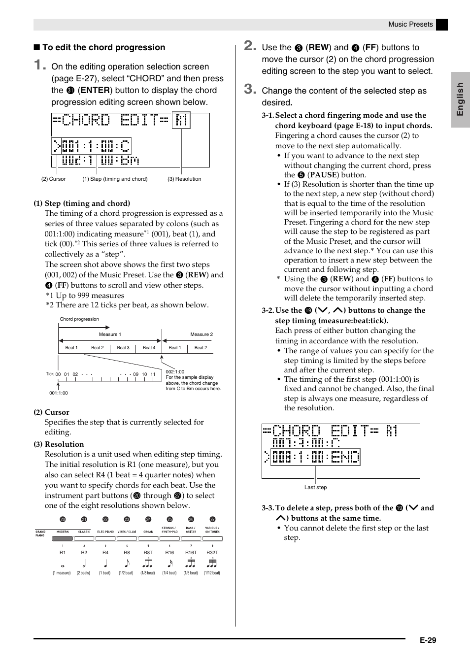 Casio Celviano 6ES1A User Manual | Page 33 / 79