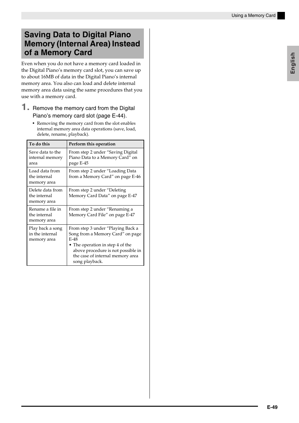 Casio Celviano 6ES1A User Manual | Page 53 / 79