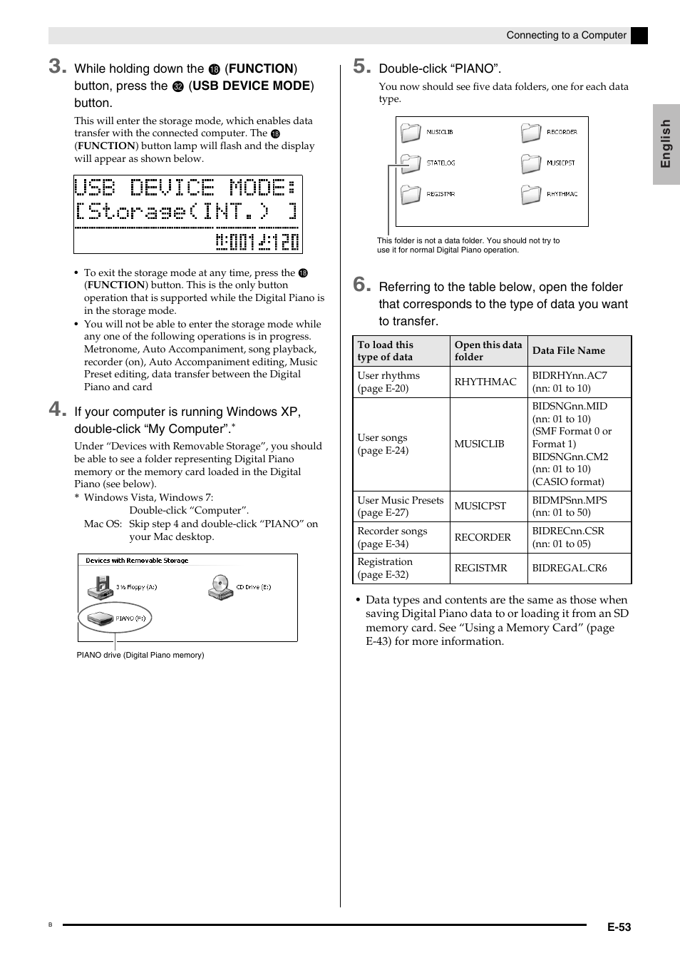 Casio Celviano 6ES1A User Manual | Page 57 / 79