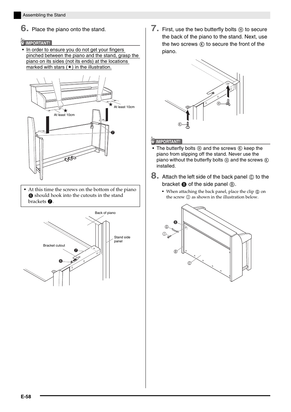 Casio Celviano 6ES1A User Manual | Page 62 / 79