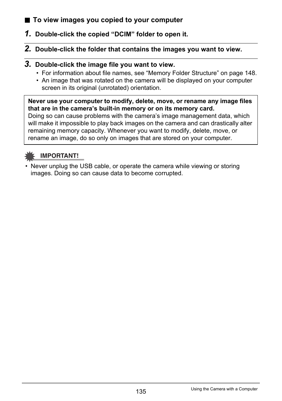 Casio EX-FC100 User Manual | Page 135 / 191