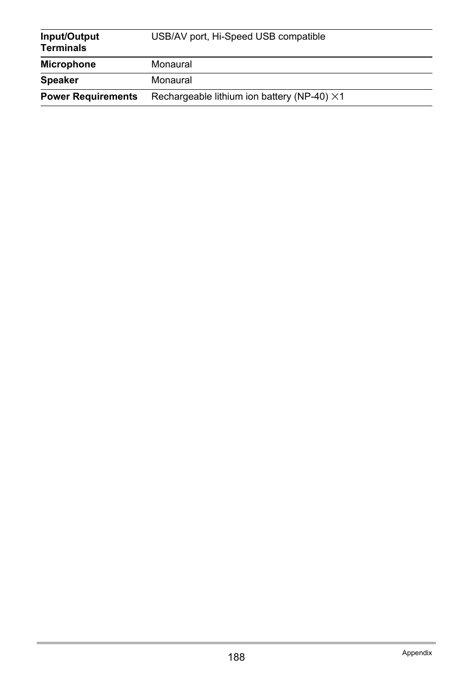 Casio EX-FC100 User Manual | Page 188 / 191