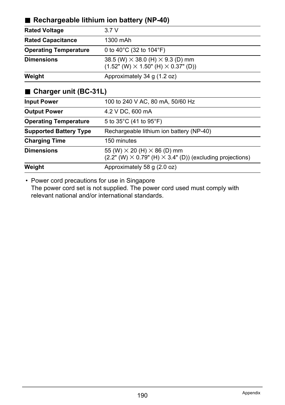 Casio EX-FC100 User Manual | Page 190 / 191