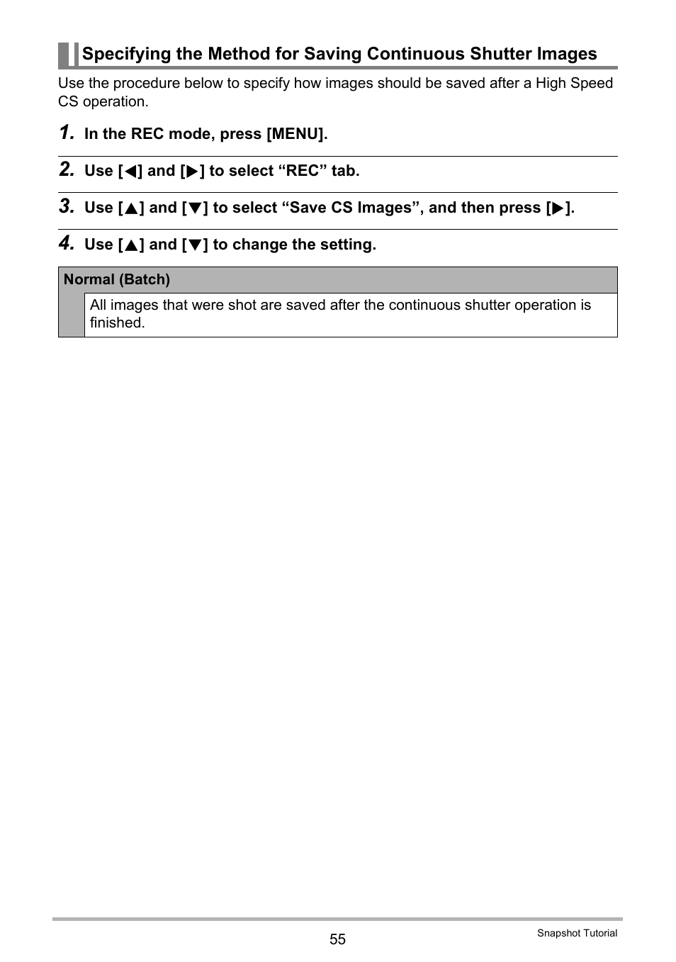 Casio EX-FC100 User Manual | Page 55 / 191