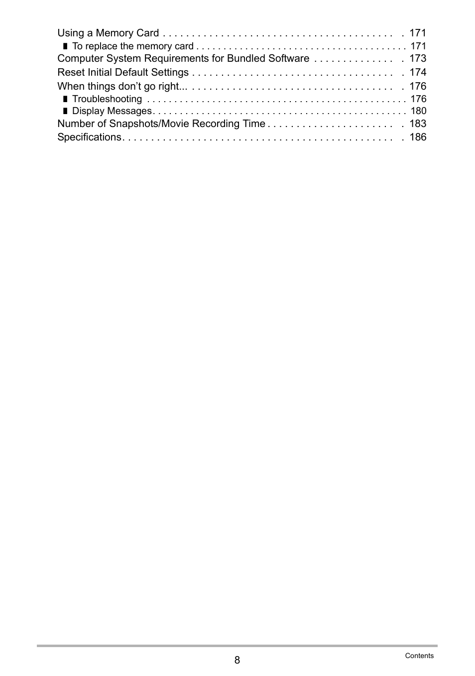 Casio EX-FC100 User Manual | Page 8 / 191