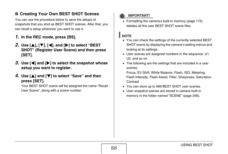 Casio EX-Z75 User Manual | Page 88 / 233