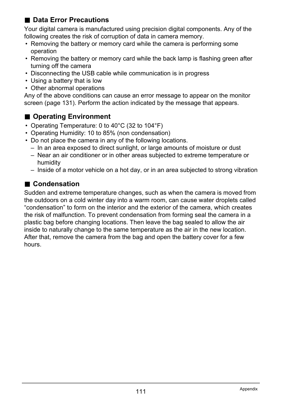 Casio EXILIM EX-Z22 User Manual | Page 111 / 139