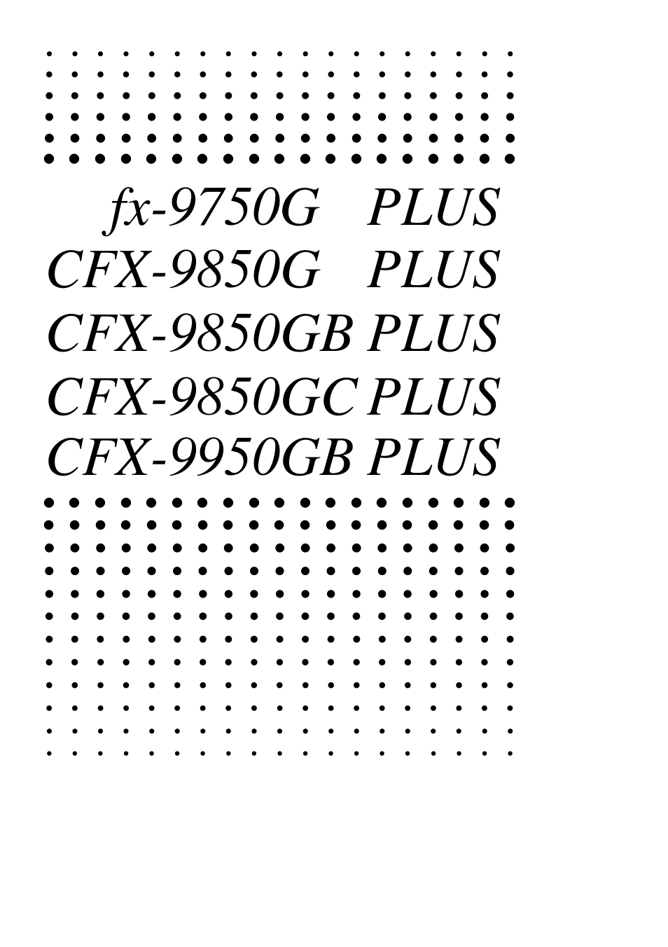 Casio CFX-9850G PLUS User Manual | Page 23 / 28
