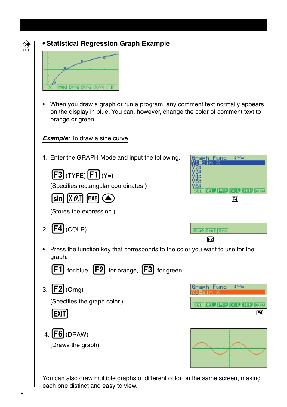 Svwf | Casio CFX-9850G PLUS User Manual | Page 6 / 28