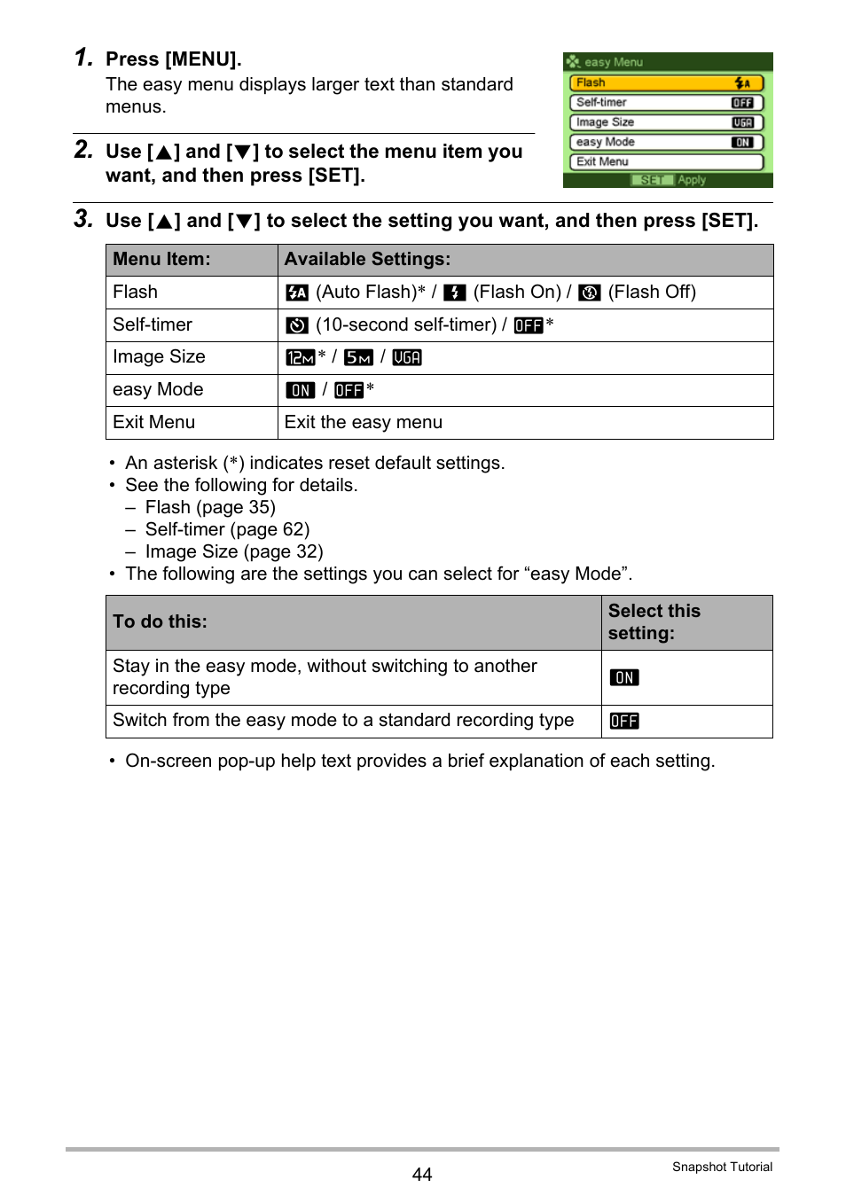 Casio EXILIM EX Z 2 User Manual | Page 44 / 148