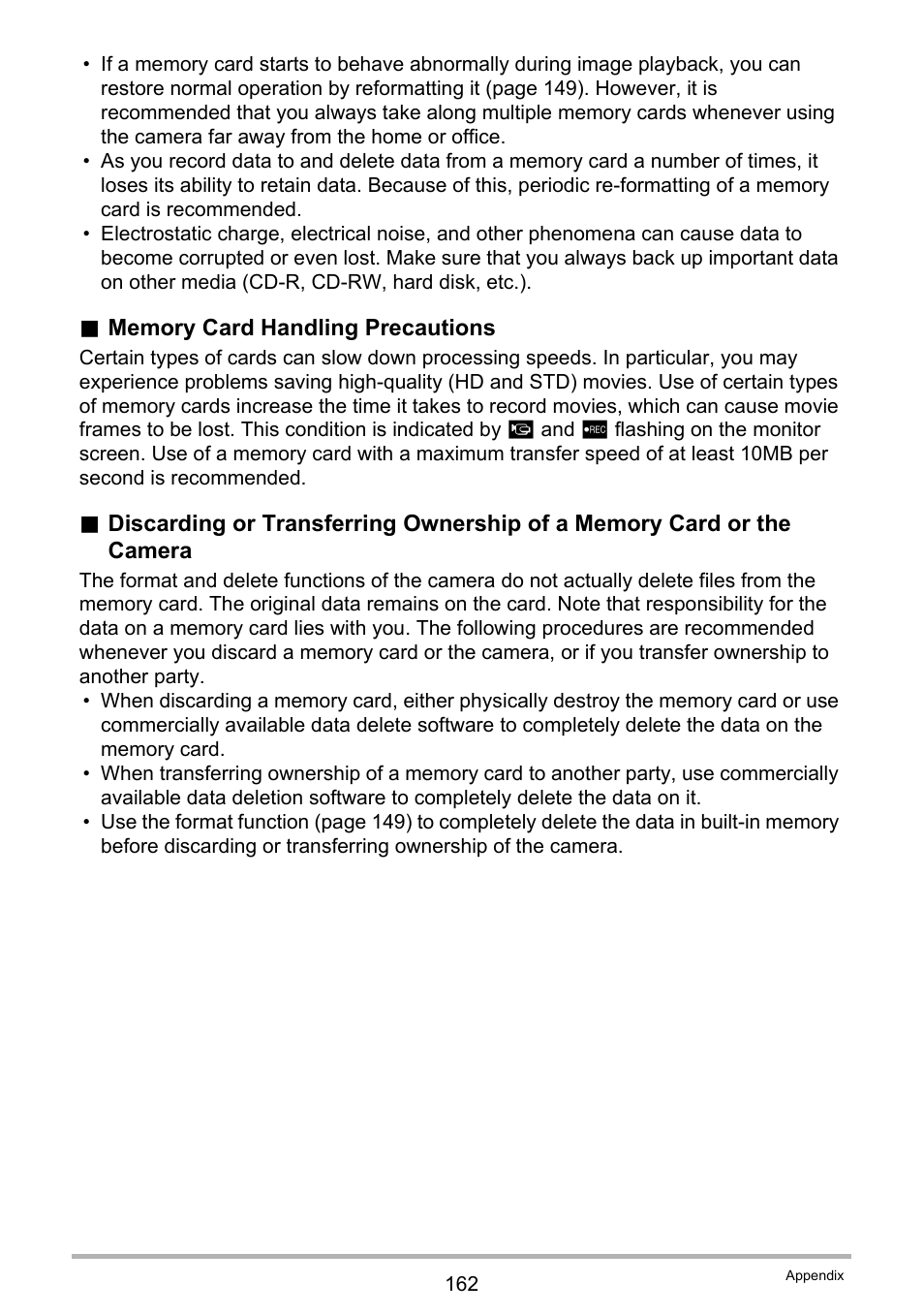 Casio EX-Z335 User Manual | Page 162 / 194