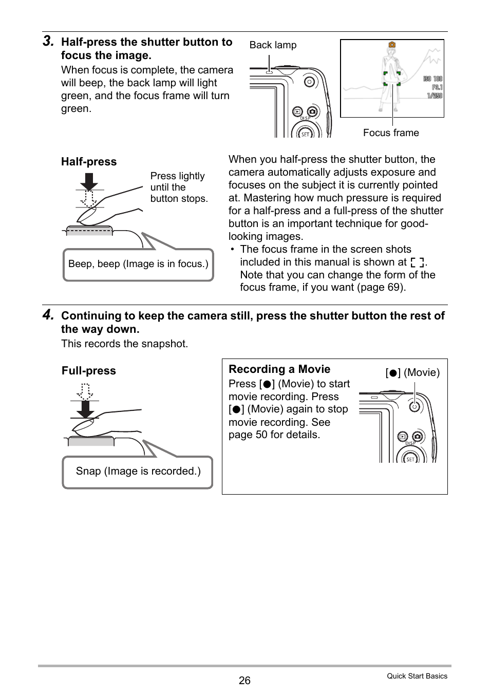 Casio EX-Z335 User Manual | Page 26 / 194