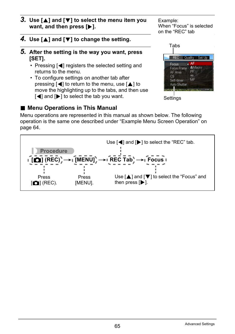 Casio EX-Z335 User Manual | Page 65 / 194