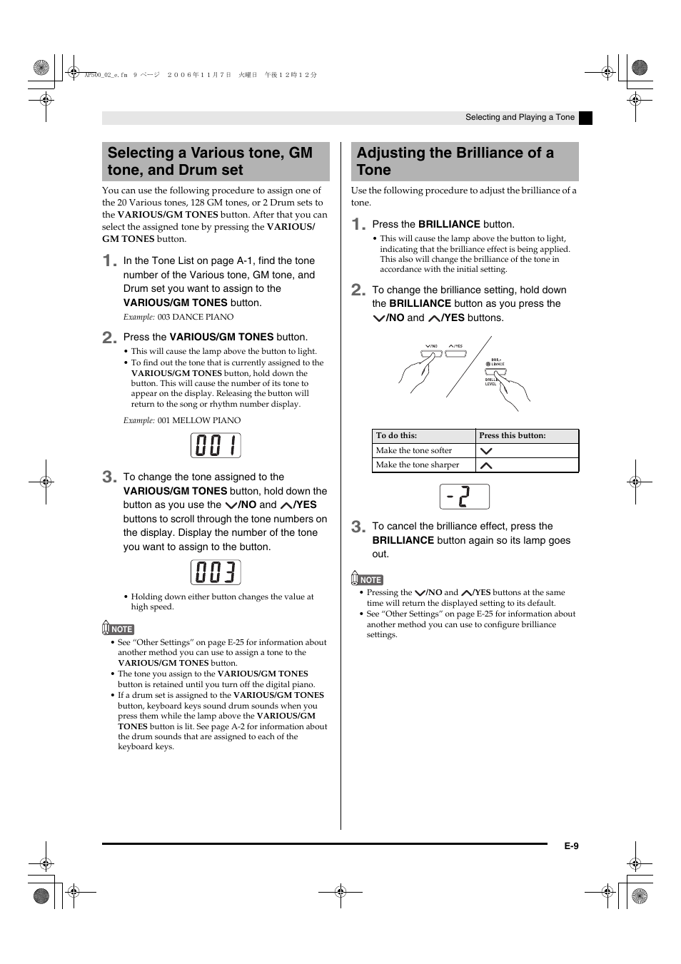 Casio AP-500 User Manual | Page 13 / 57