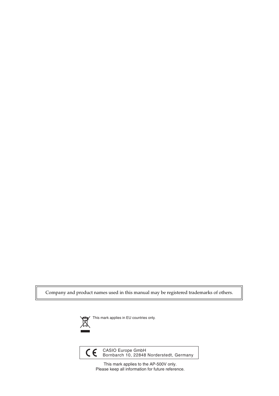 Casio AP-500 User Manual | Page 4 / 57